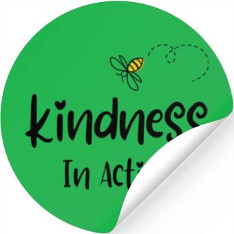 Discover Kindness in action Stickers