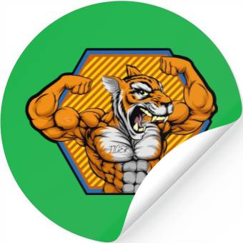 Discover Strong Tiger Stickers