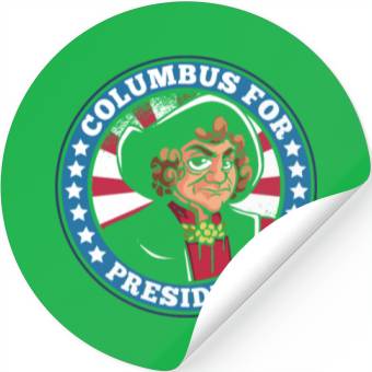 Discover Columbus Day 1492 Stickers