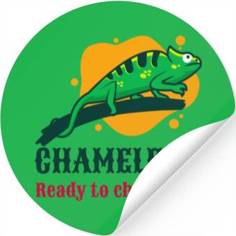 Discover Chameleon Stickers