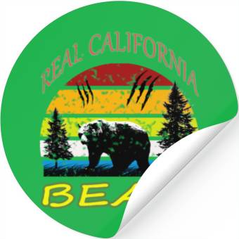 Discover California BEAR Stickers