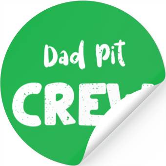 Discover Dad Pit Crew - Birthday Stickers