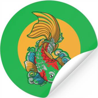 Discover Japanese Koi Fish Stickers