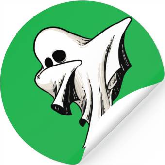 Discover Halloween Dabbing Ghost Stickers