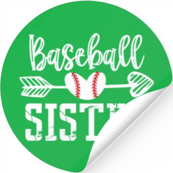 Discover Baseball Sister Stickers