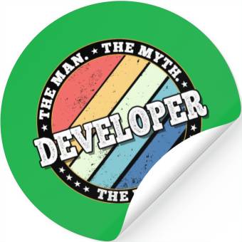 Discover Developer. The man. The myth. The legend. Stickers