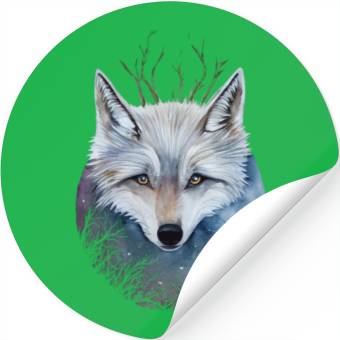 Discover Wolf Stickers