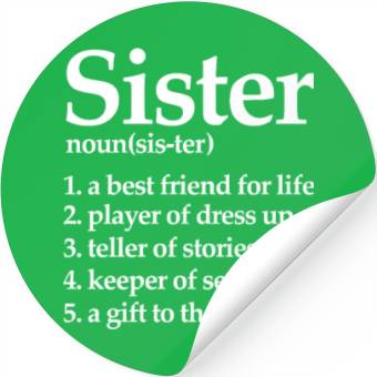 Discover Sister Definition Stickers