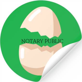 Discover Easter Egg Notary Stickers
