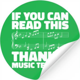Discover Music Teacher Notes Stickers