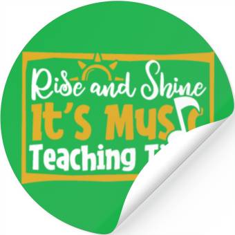 Discover Music Teacher Stickers