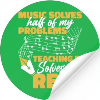 Discover Music Teacher Notes Stickers