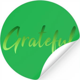 Discover Grateful - Green FINAL 1 Stickers