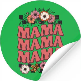 Discover Fall Mama Sublimation Stickers