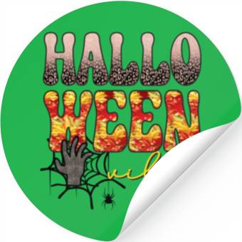 Discover Halloween Vibes Sublimation 01 Stickers