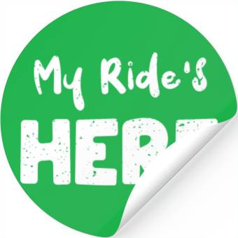 Discover My Ride's Here - Texas Stickers