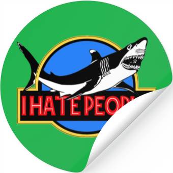 Discover I hate people Stickers