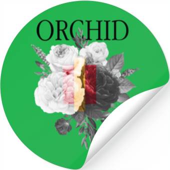 Discover Orchid Flowers Stickers