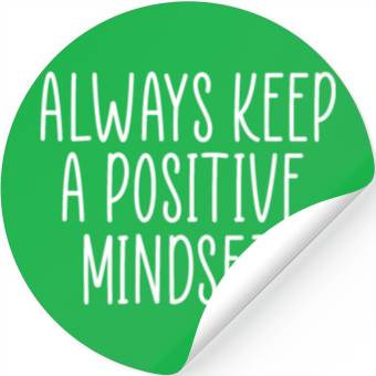 Discover positive mindset Stickers