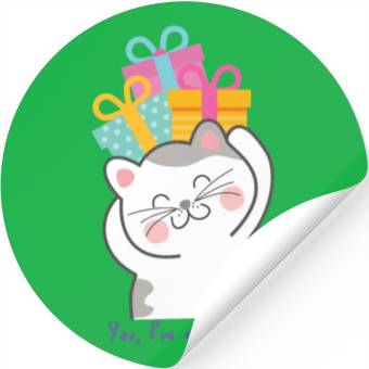 Discover Modern Cat Mom Stickers