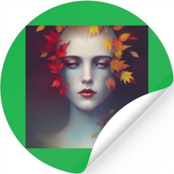 Discover Autumn Goddess Stickers
