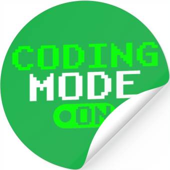 Discover Coding Mode On Programmer Coder Sayings Code Stickers