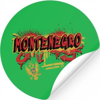Discover Montenegro Graffiti Design Flags Stickers
