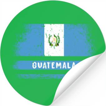 Discover Guatemala flag Stickers