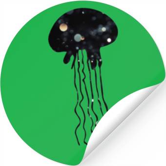 Discover Jellyfish Galaxy Stickers