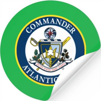 Discover COMMANDER ATLANTIC AREA (U.S. Coast Guard) Stickers