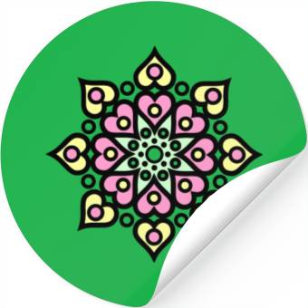 Discover mandala lover Stickers classic