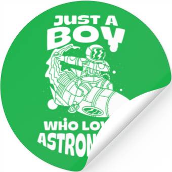 Discover Boy love astronauts Stickers