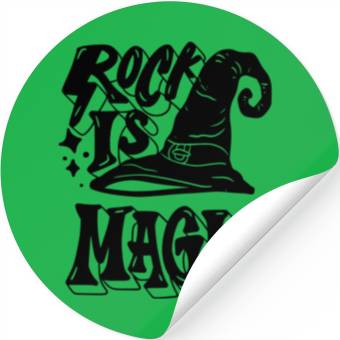 Discover Rock is magic Stickers