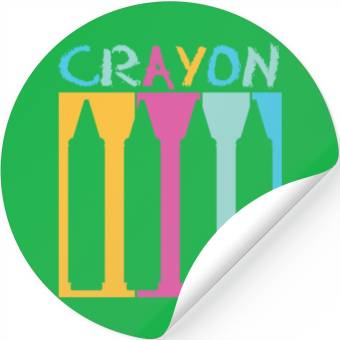 Discover Crayon Vintage Stickers
