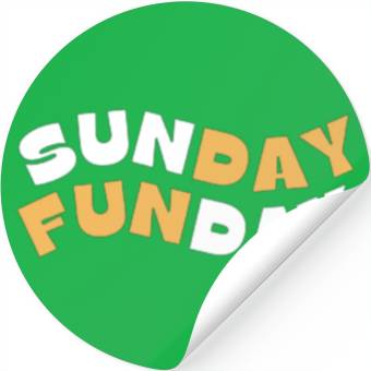 Discover Sunday Funday Stickers