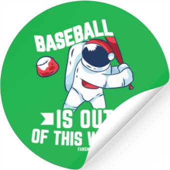 Discover Baseball bat space comet planet Stickers