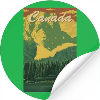 Discover vintage canada travel Stickers