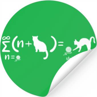 Discover String Theory Science Physics Schrodinger's Cat Stickers