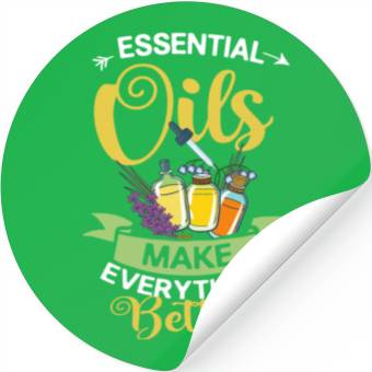 Discover Essential Oil Diffuser Peppermint Aromatherapy Stickers