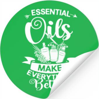 Discover Essential Oil Diffuser Peppermint Aromatherapy Stickers