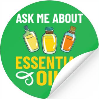 Discover Essential Oil Diffuser Peppermint Aromatherapy Stickers