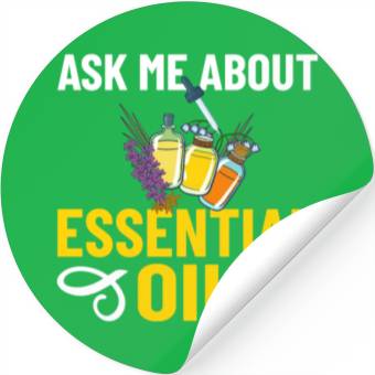 Discover Essential Oil Diffuser Peppermint Aromatherapy Stickers