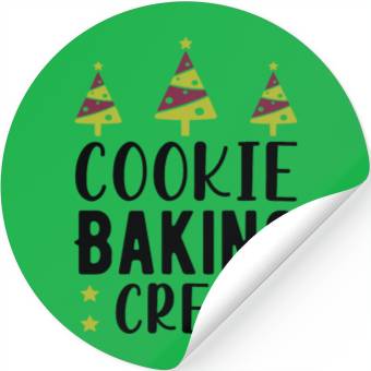 Discover Cookie Baking Crew Stickers