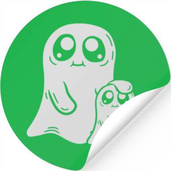 Discover dad child ghost comic Stickers