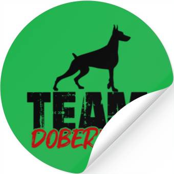 Discover Team Doberman Stickers
