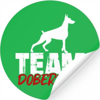 Discover Team Doberman Stickers