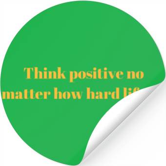 Discover Think positive Stickers