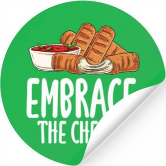 Discover Embrace The Cheese Stickers