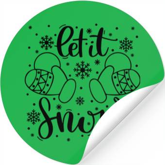 Discover Let It Snow Stickers