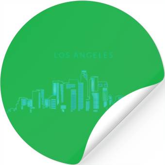 Discover Los Angeles Neon Stickers